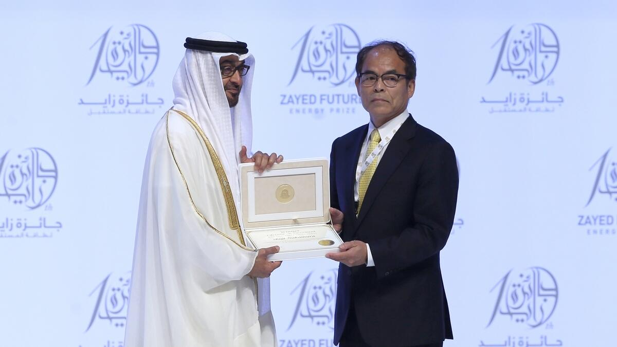 Top Zayed Energy prize awarded to LED light inventor