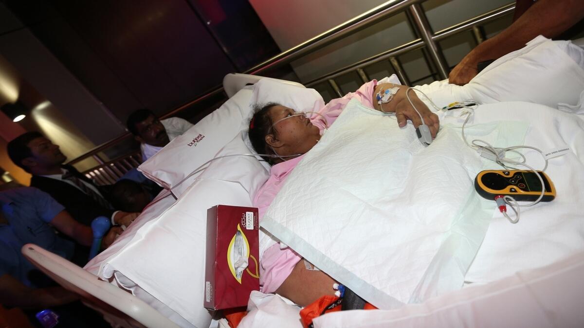 Eman Abdul Atti  will now be treated at UAE's Burjeel Hospital. (Photo by Ryan Lim/Khaleej Times)