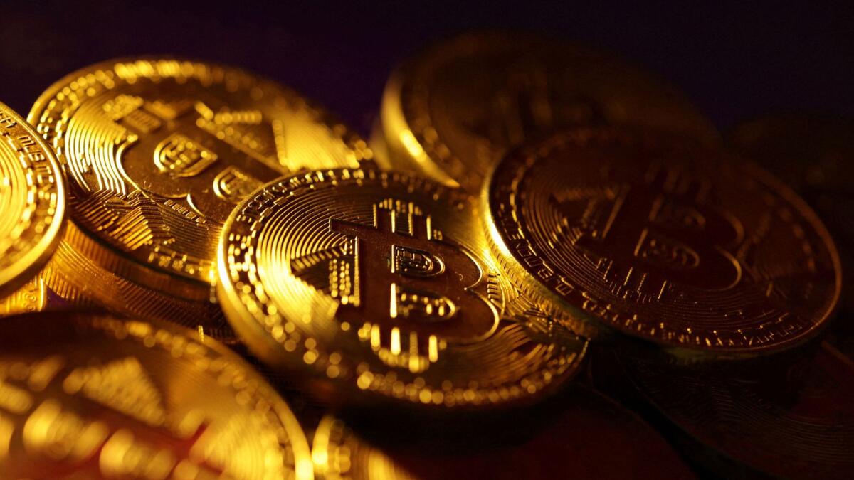 Physical representations of the bitcoin cryptocurrency. – Reuters file