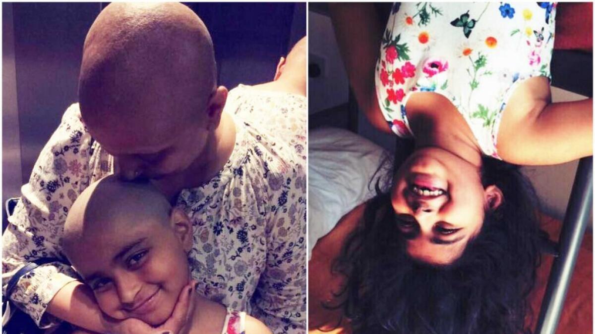 Watch: Dubai girl goes bald to support cancer-struck mother