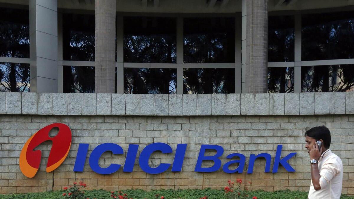 The ICICI Bank headquarters in Mumbai.— Reuters file