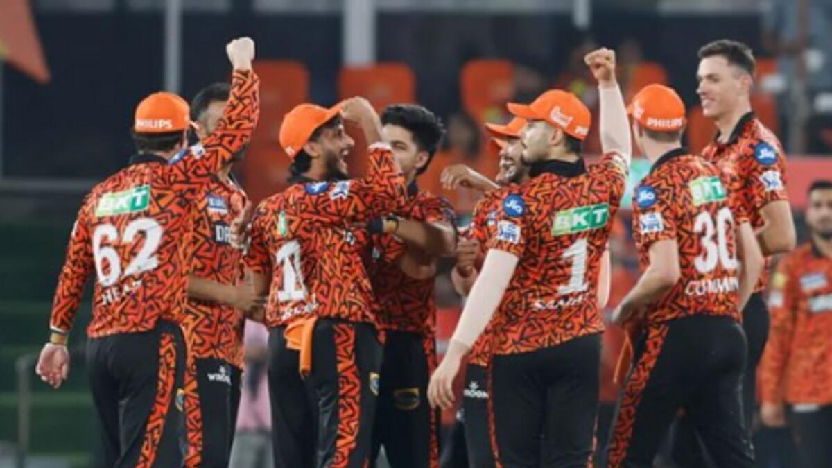 Sunrisers Hyderabad will bid to win the IPL for a second time when they face Kolkata Knight Riders in Sunday's final. - Instagram