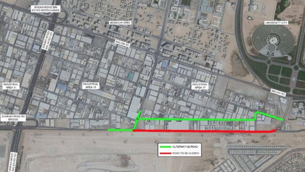 Sharjah ring road to be partially closed for 4 months