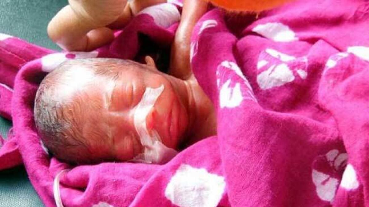 Baby girl cries out while being buried 