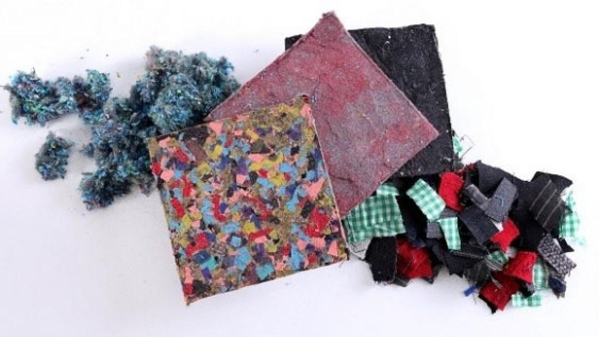 This is not fabricated: You can turn your old, unwanted clothes into building materials