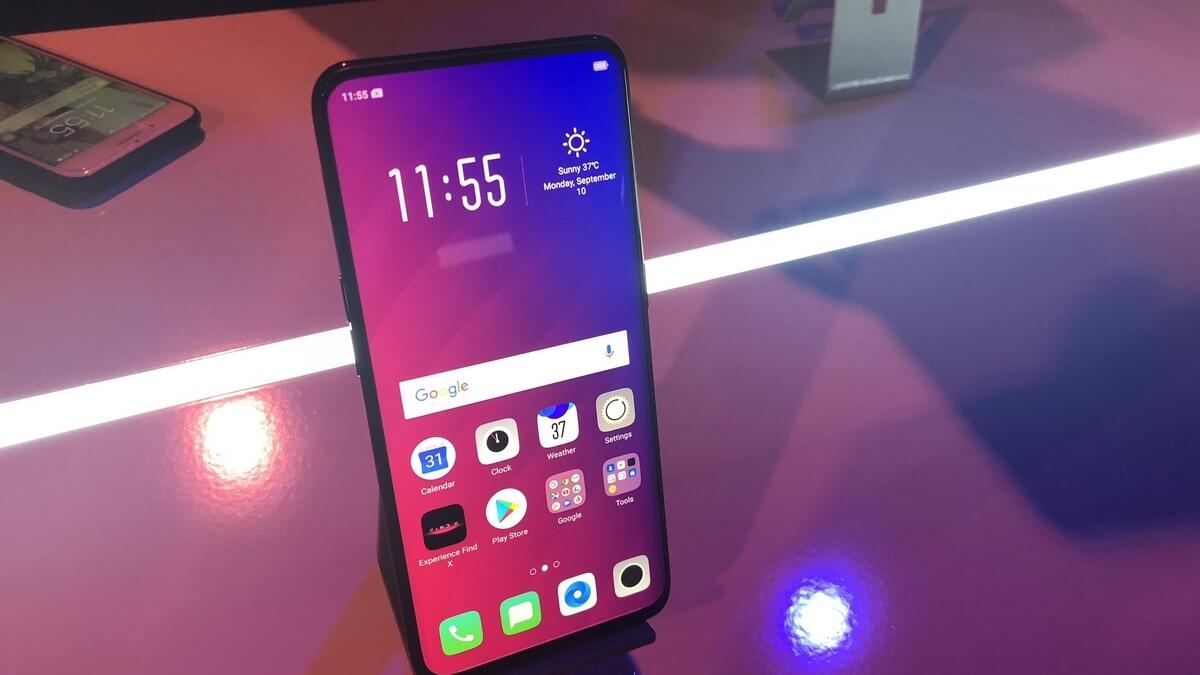 Pop goes the camera: Oppo unveils bezel-less smartphone in UAE