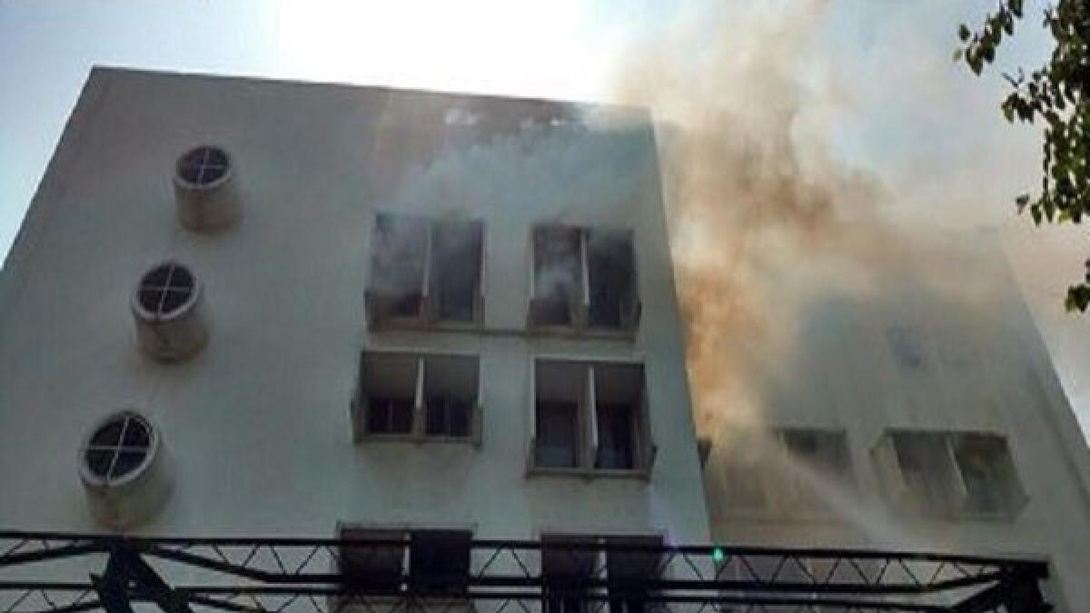 PHOTOS: Fire at Times of India building in Delhi