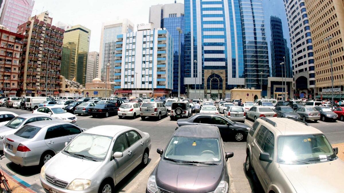 The paid parking system was introduced in Abu Dhabi in 2009 as a solution to the acute parking shortage in the Capital.— File photo