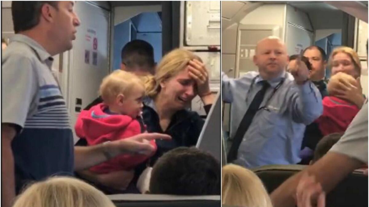 Sobbing mother video prompts controversy for American Airlines
