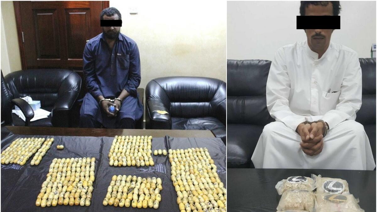  Two narcotic smuggling attempts foiled in Abu Dhabi