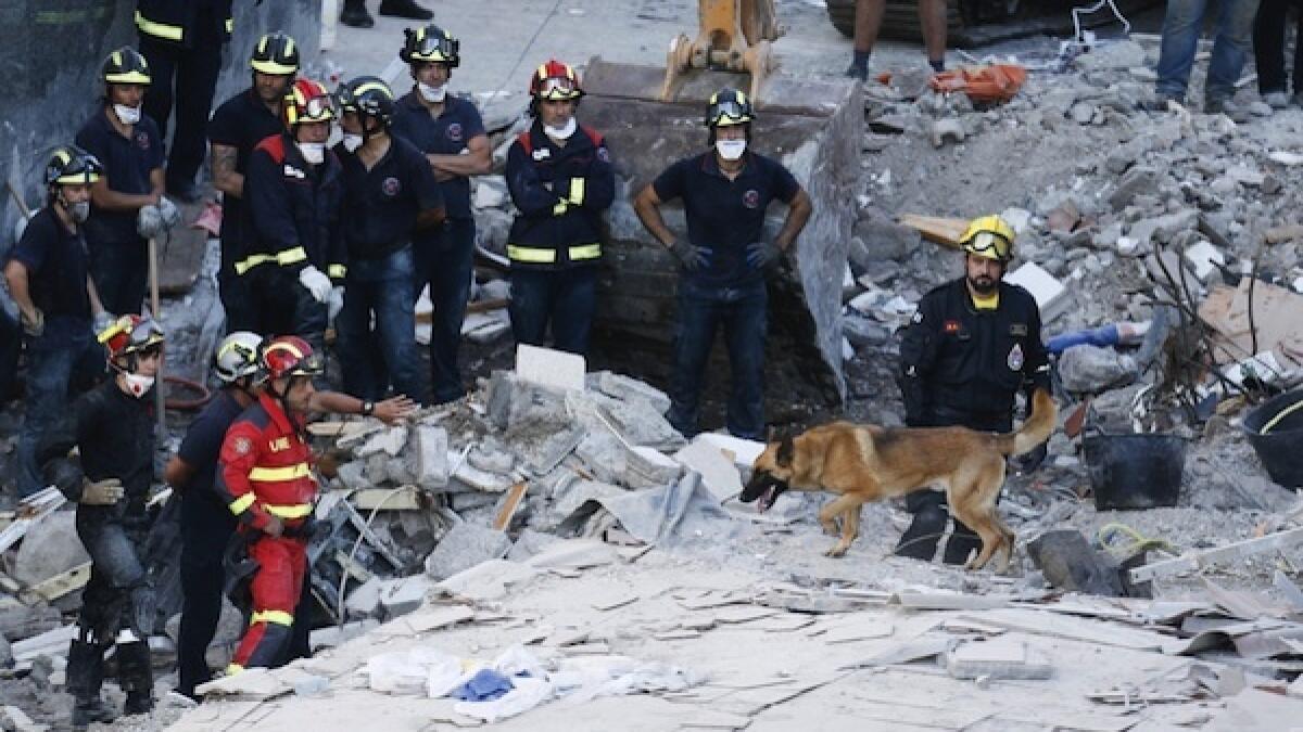 Spain: 5 dead in Canary Islands building collapse