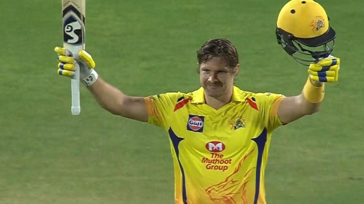 Watson was expected to turn up in CSK colours once again