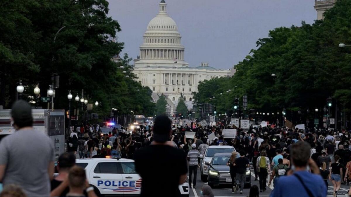 White House, lockdown, protests, US, Minneapolis, Black man