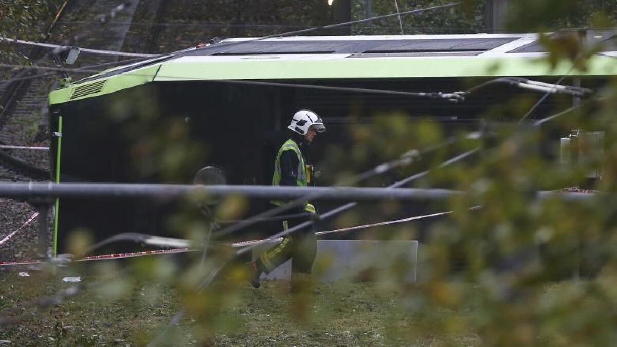 Five killed in London tram derailment: Police