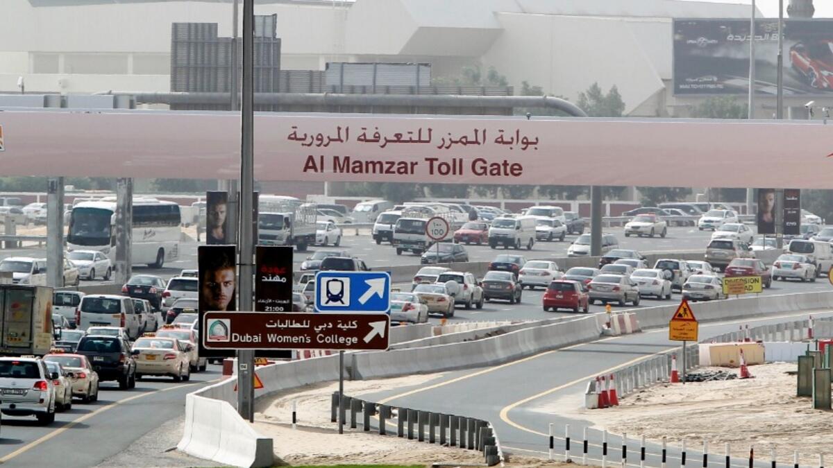 Salik, toll, Dubai, Sharjah, toll gate, Dh40 salik