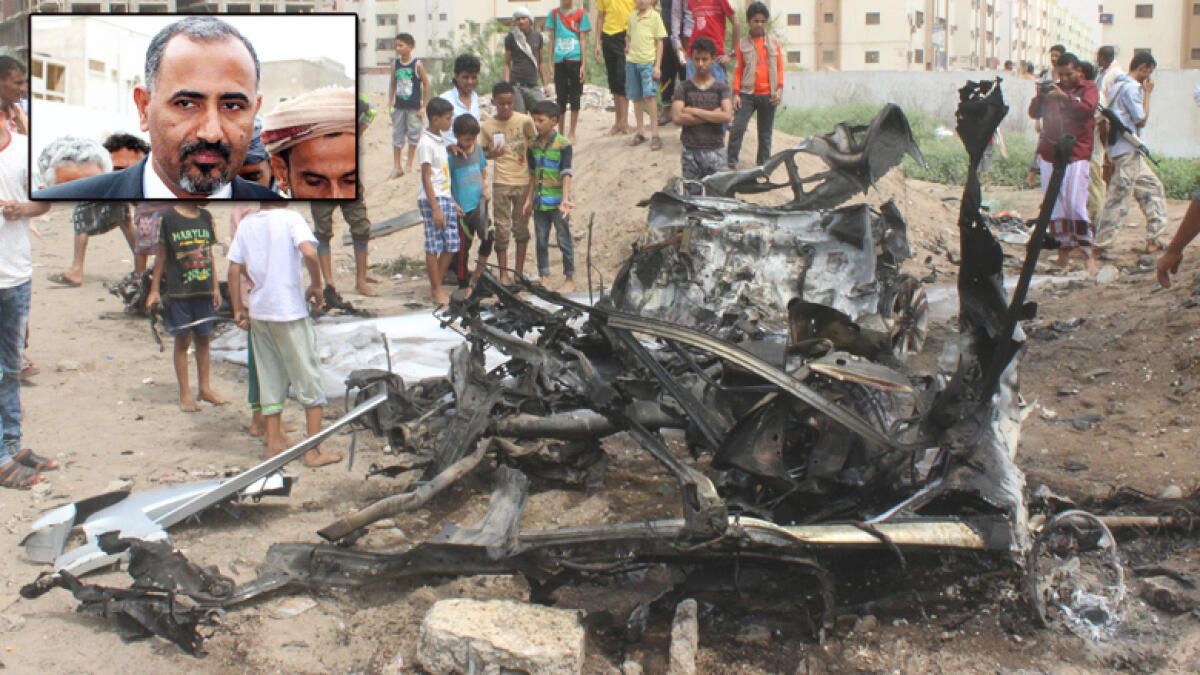 Governor of Yemens Aden survives car bomb attack