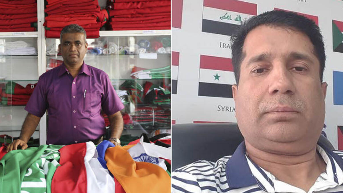 Meet Indian-Pakistani duo selling UAE flags for years