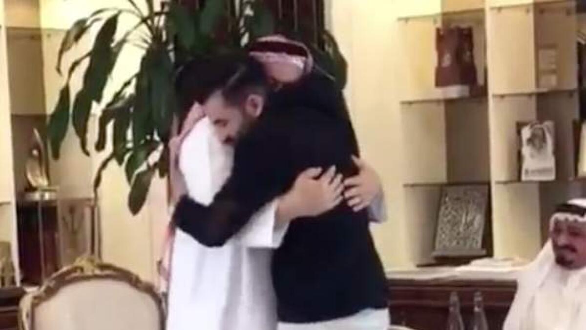 It was a pleasant surprise, says Syrian father after reunion with son