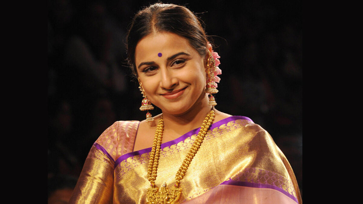 Vidya Balans love affair with the sari