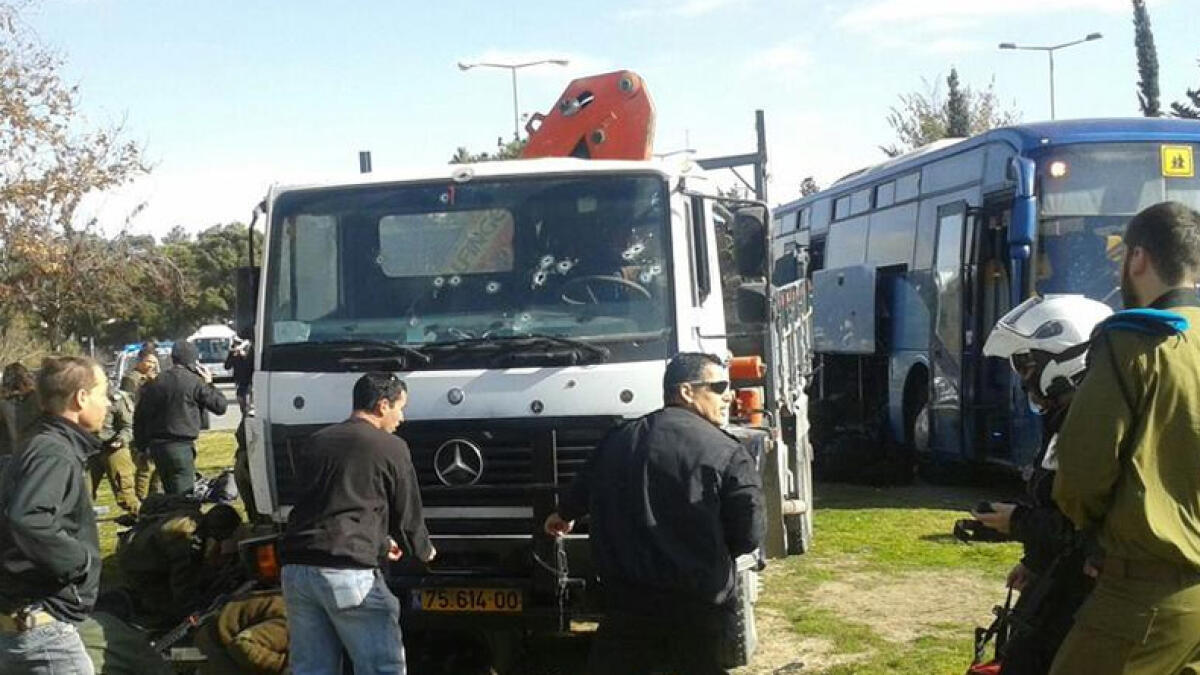 4 dead in Jerusalem truck ramming attack