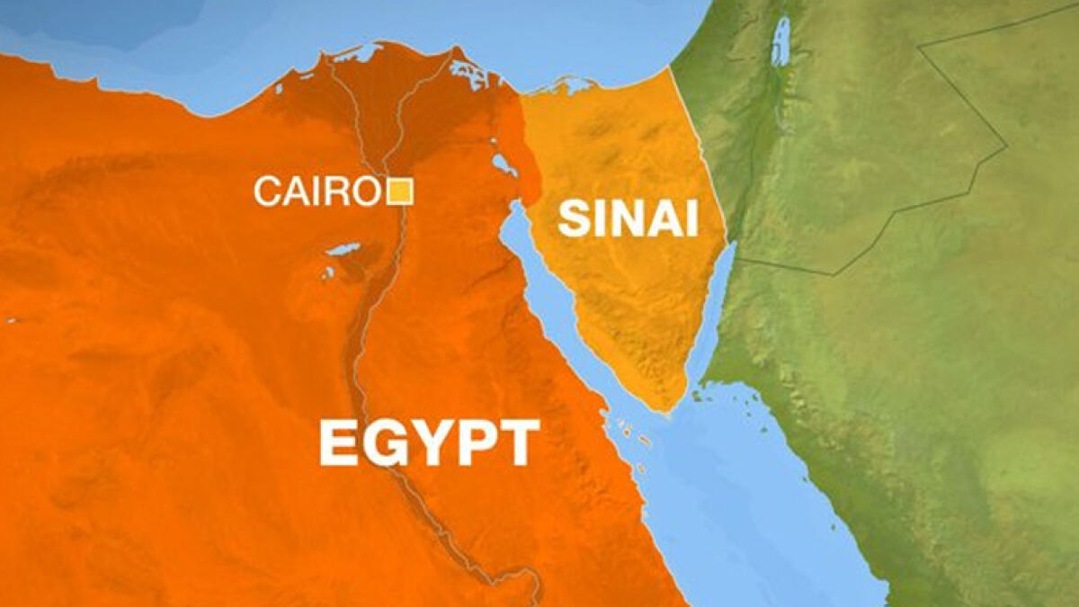 Suicide truck hits Egypt security post in Sinai, 10 dead