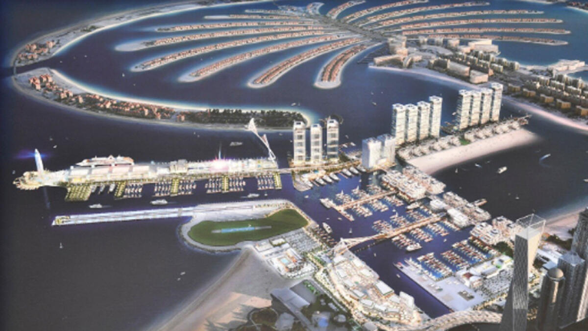 Destination featuring 1400-berth marina set to enhance Dubai's profile as global tourism hub.