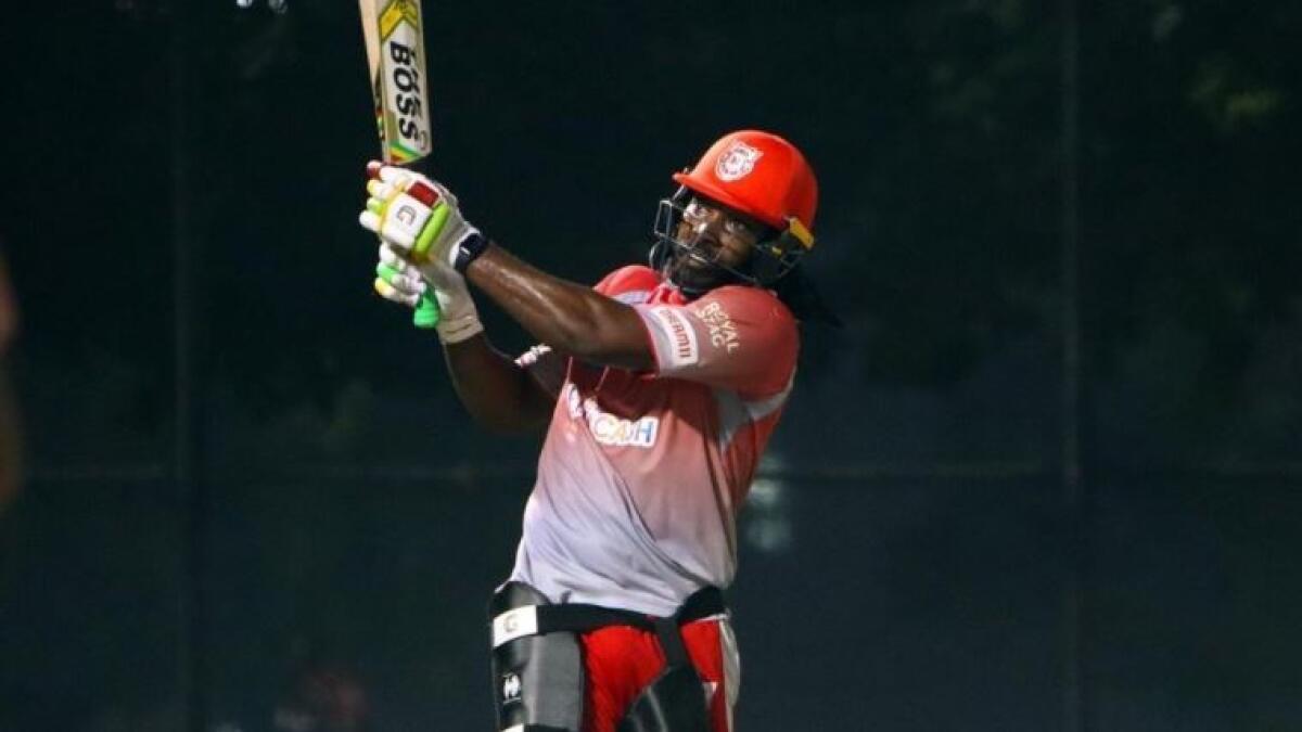 KXIP posted photos of Gayle returning to the nets on Monday. (KXIP)