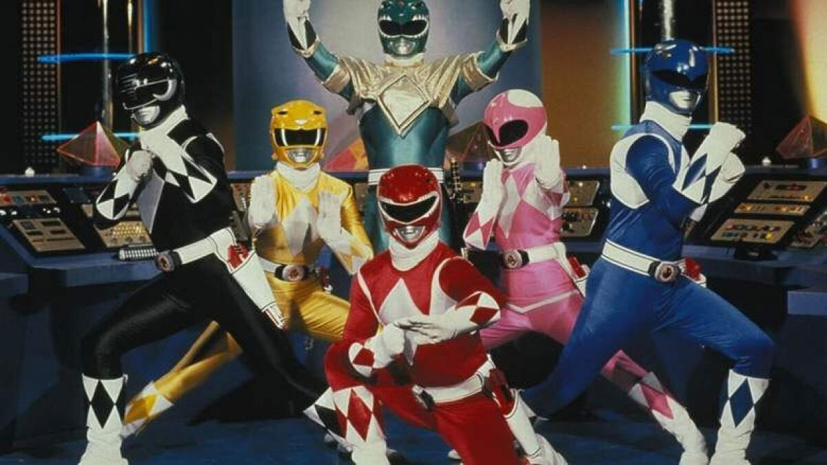Fans join in the action with their favourite Power Rangers 