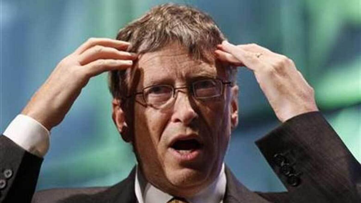 Bill Gates’s fortune declined $2.4 billion