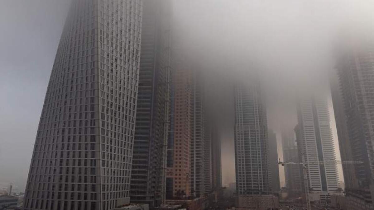 Watch: Heavy fog engulfs parts of UAE, leads to delays