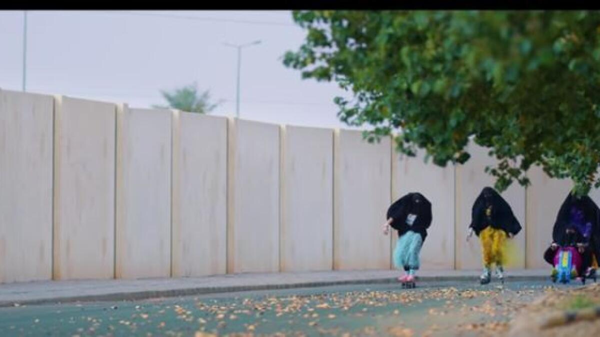 Watch: Niqab-clad women dancing, skating take Saudi by storm 