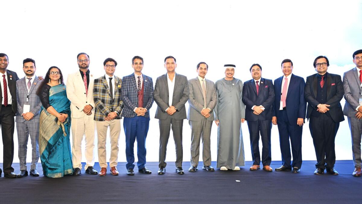 ICAI Dubai Chapter managing committee members, eminent speakers and guest at the event.