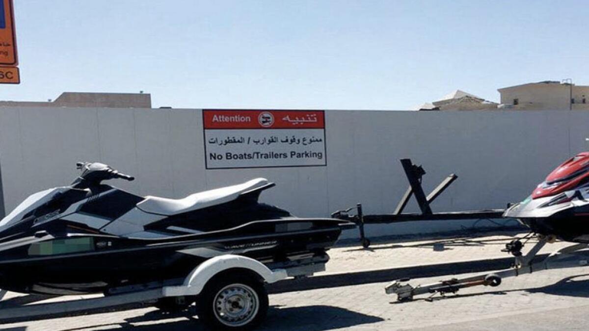 Illegal jet ski parking picture in Dubai goes viral 
