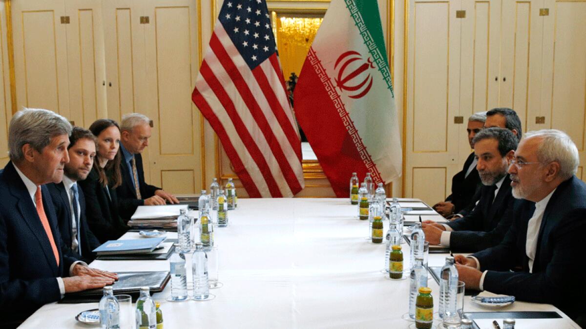 Top US, Iranian envoys eye end of sanctions against Iran