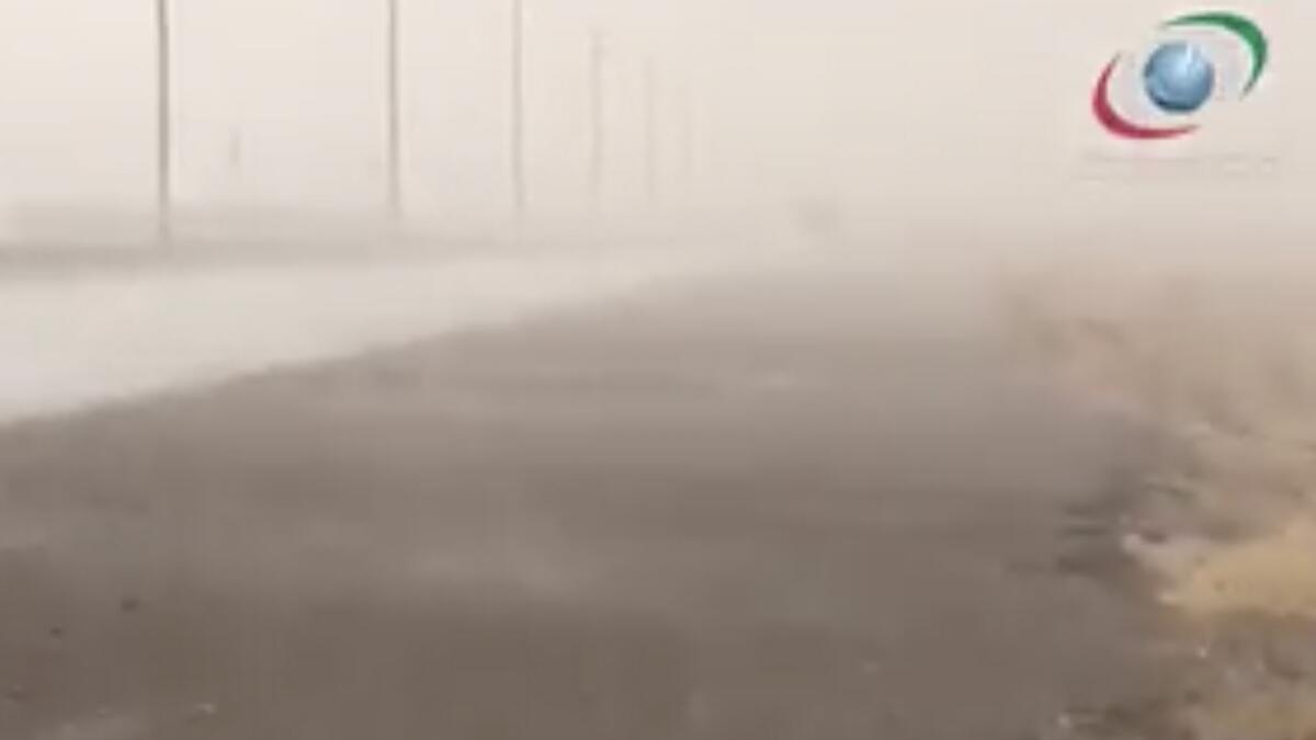 Video: Heavy rains, winds lash part of UAE