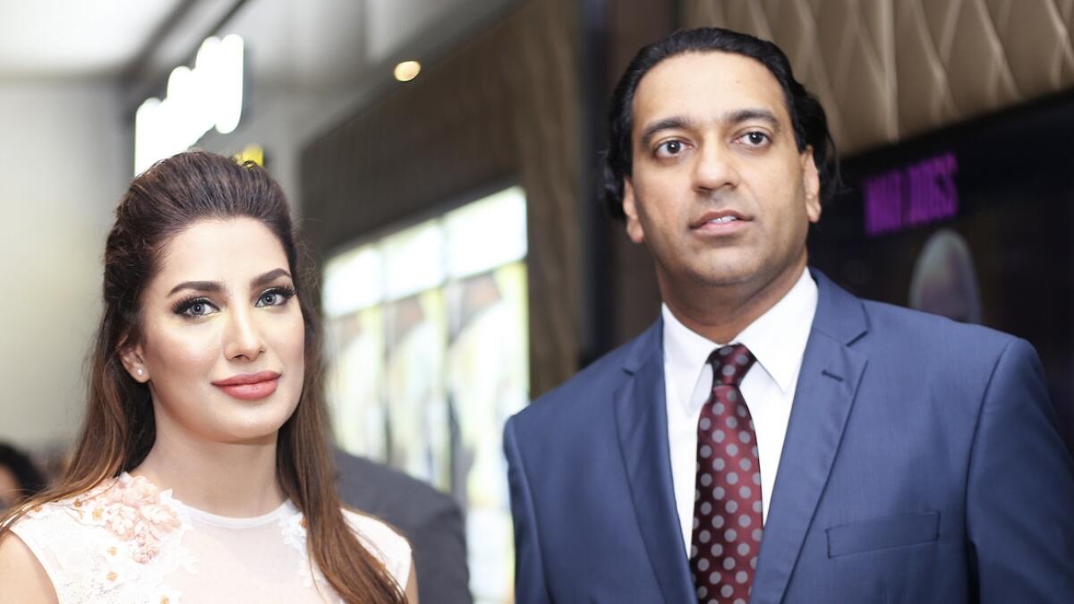 With Mehawish Hayat at Actor in Law promotions
