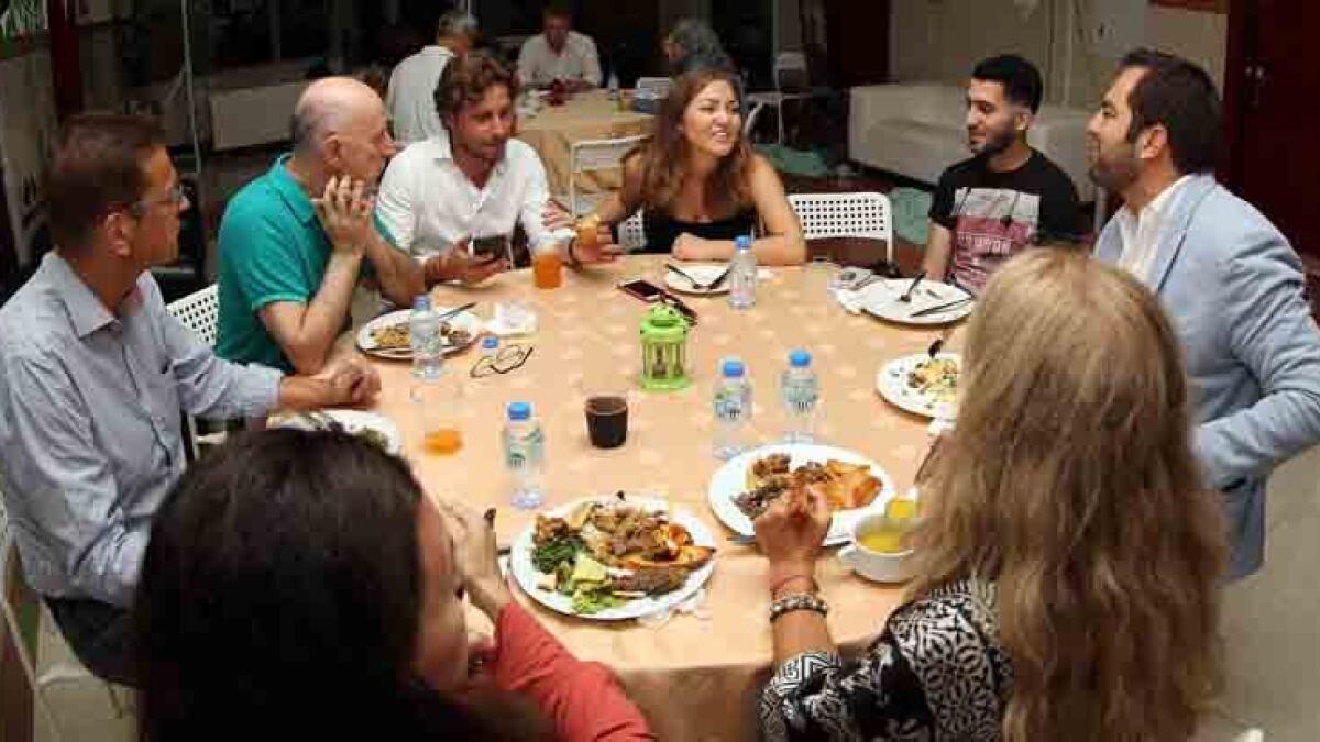 A special Iftar at a centre where you can sense love