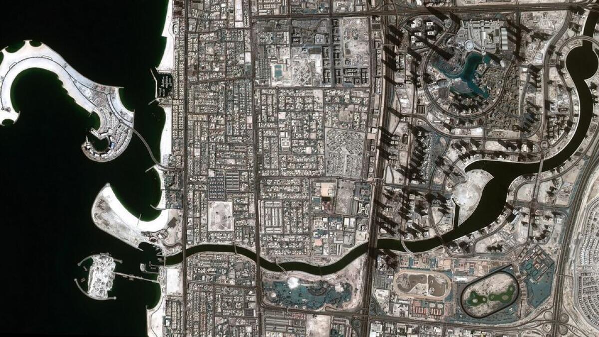 Pics: This is how Dubai Water Canal looks from OUTER SPACE