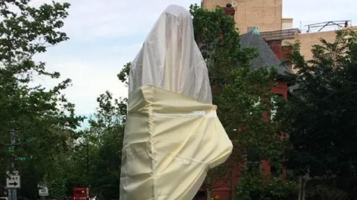 mahatma gandhi, statue, washington DC, george floyd protests