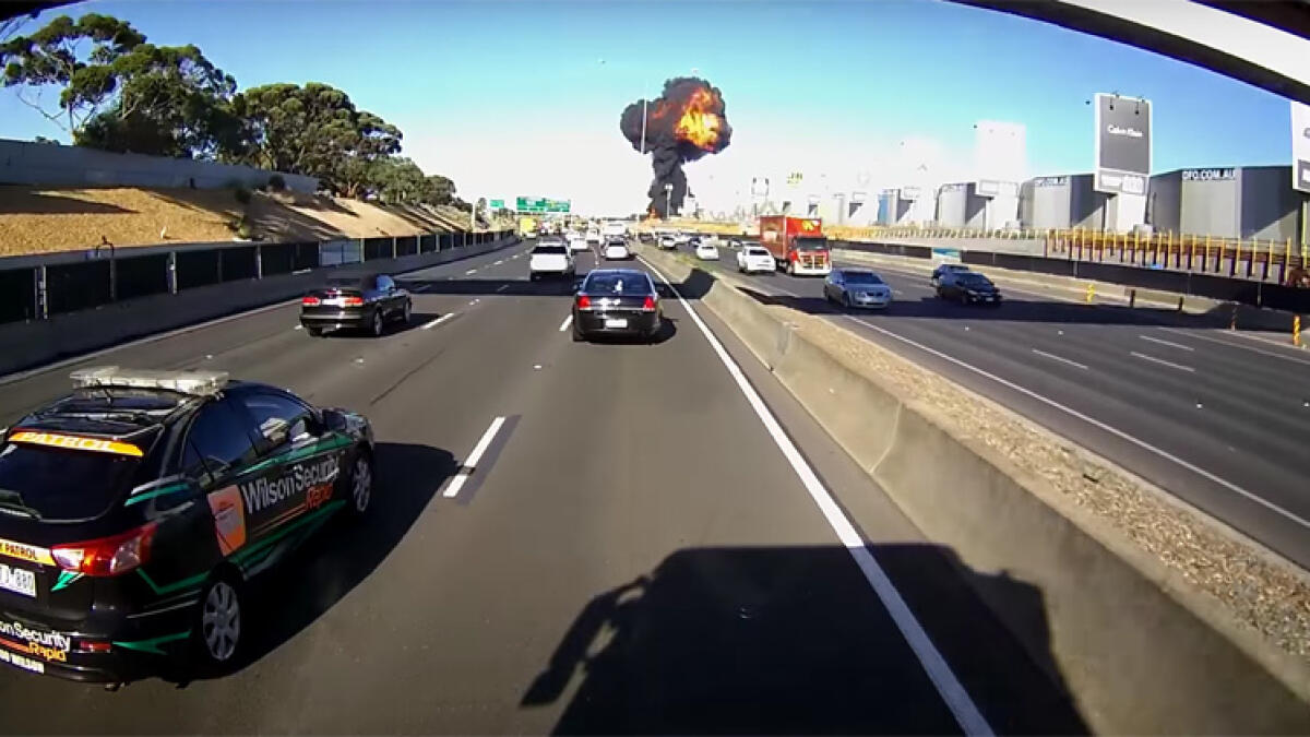 Watch: Plane explodes into fireball, caught on camera