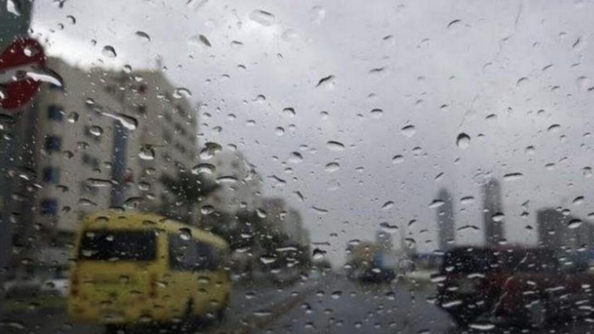 Video: Rain hits parts of UAE, more expected
