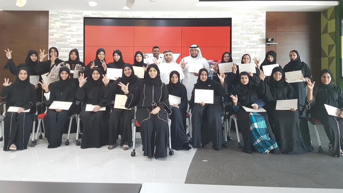 Young Emiratis celebrate career growth at UAE Exchange