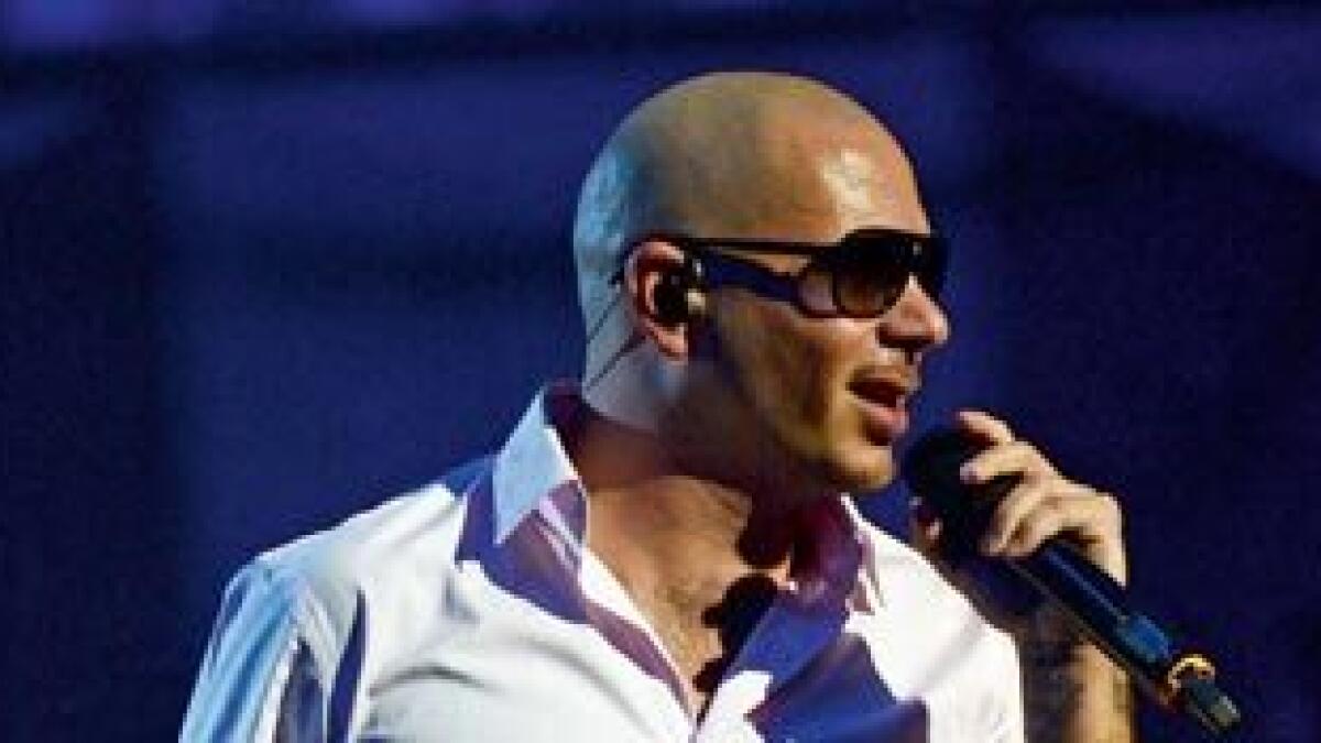 Rapper Pitbull goes digital for new video