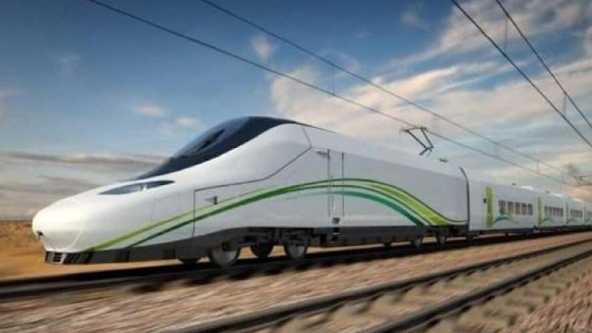 During its test drive, the train first ran from Jeddah to King Abdullah Economic City (KAEC) station in Rabigh.