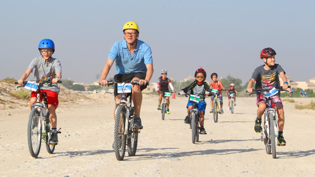 Pedal powering family fun in Dubai Sports City