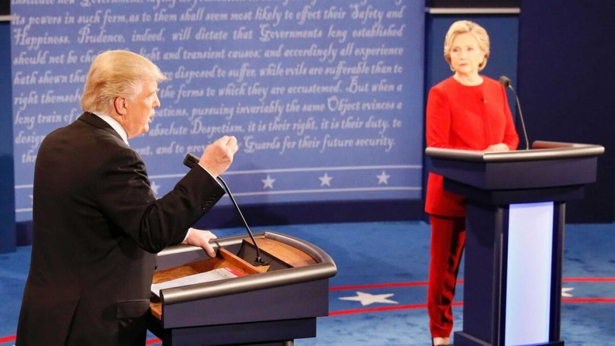 WATCH: Clinton, Trump lock horns in fiery first debate
