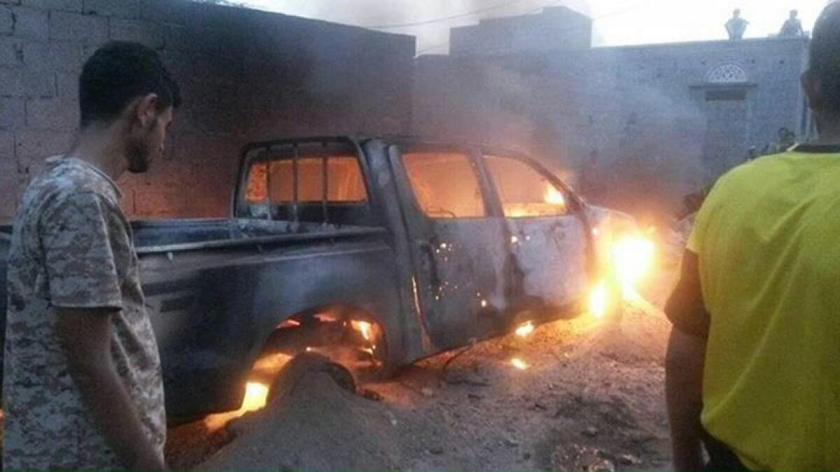 WATCH: Double car bomb attack kills four near Aden airport