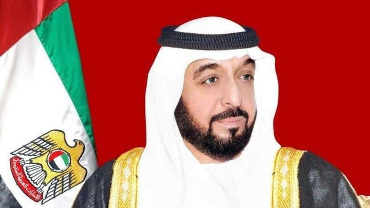 Sheikh Khalifa bin Zayed Al Nahyan.