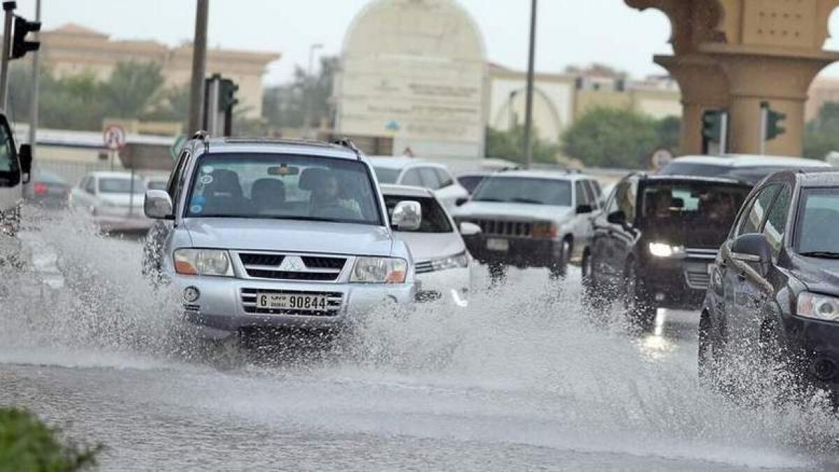 Look what 30mm rains have done to Dubai