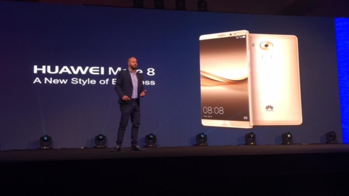 Huawei launches Mate 8 smartphone, M2 tablet in Dubai